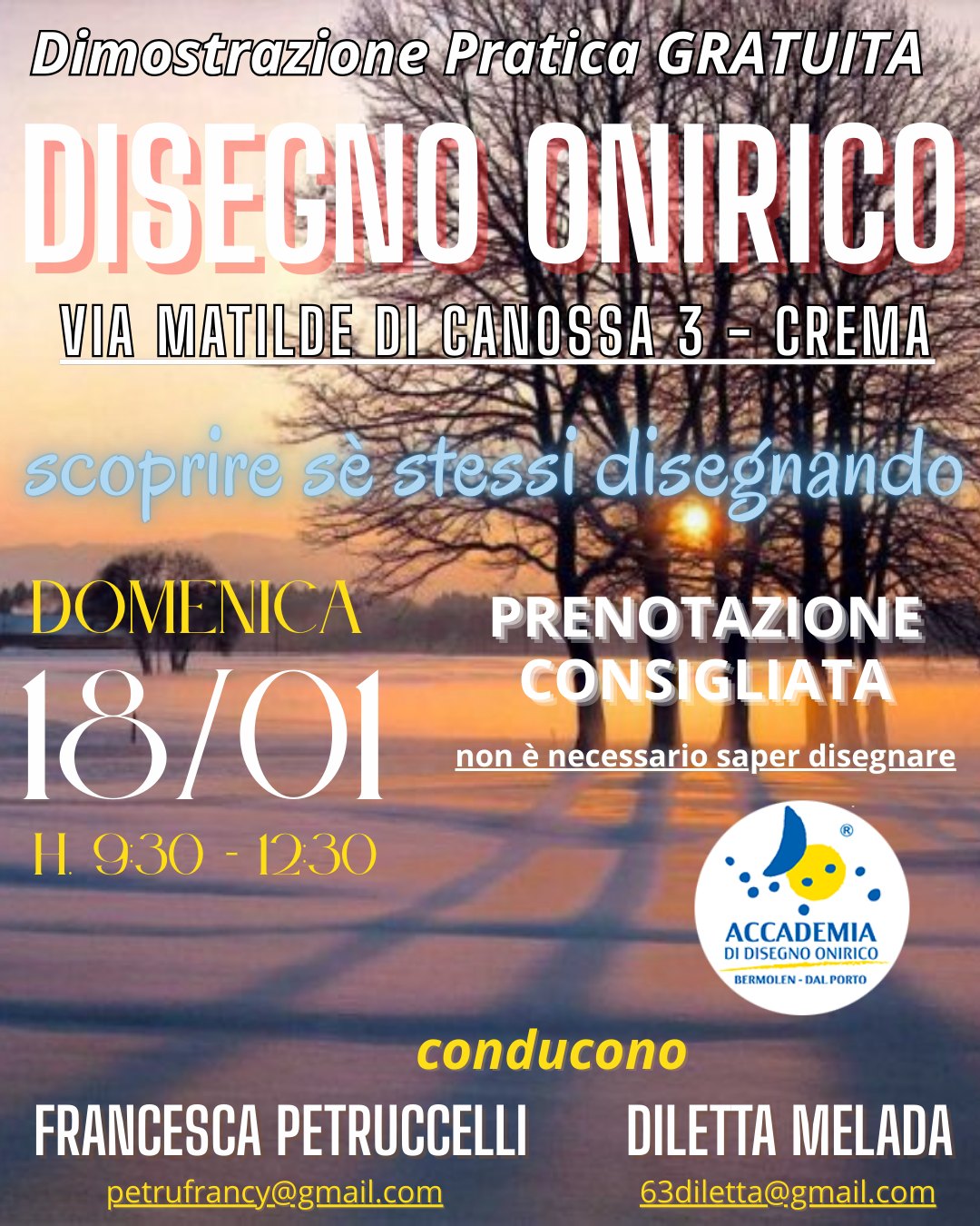 Dimostrazione pratica Gratuita Disegno Onirico