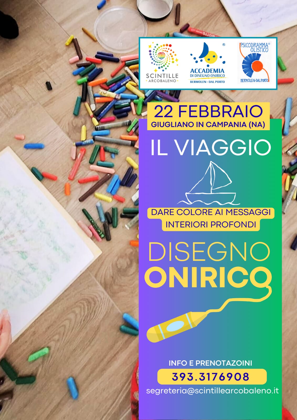 Scintille Arcobaleno APS e Accademia del Disegno Onirico APS presentano  una Giornata di Crescita Personale