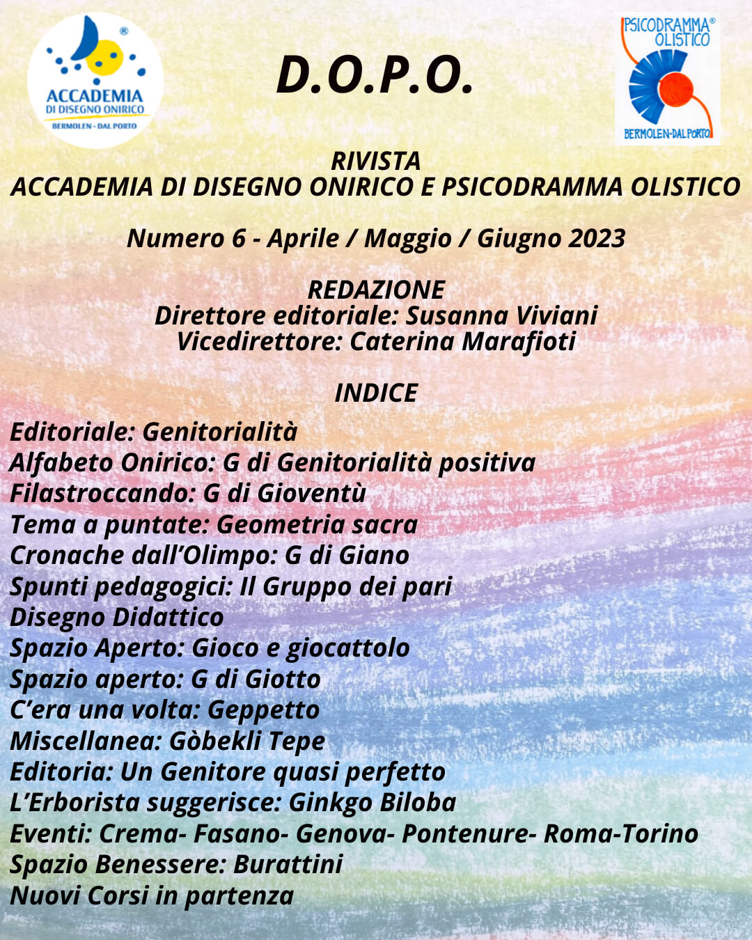 D.O.P.O. n° 6 - Aprile / Maggio / Giugno 2023