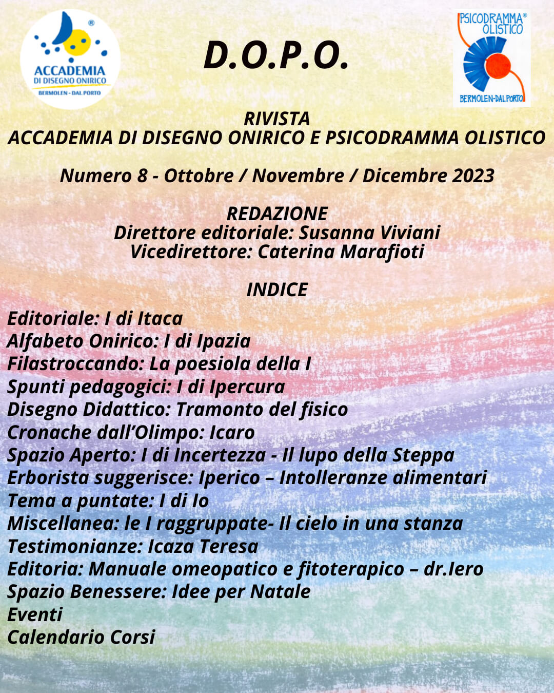 D.O.P.O. n° 8 - Ottobre / Novembre / Dicembre 2023