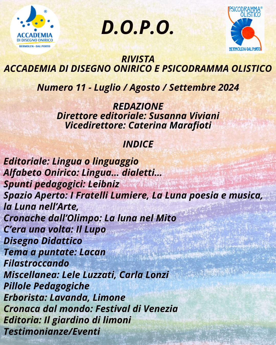 D.O.P.O. n° 11 - Luglio / Agosto / Settembre 2024