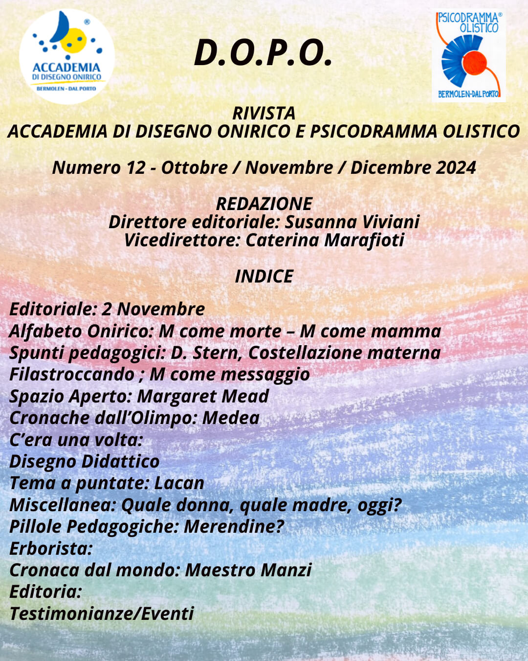 D.O.P.O. n° 12 - Ottobre / Novembre / Dicembre 2024