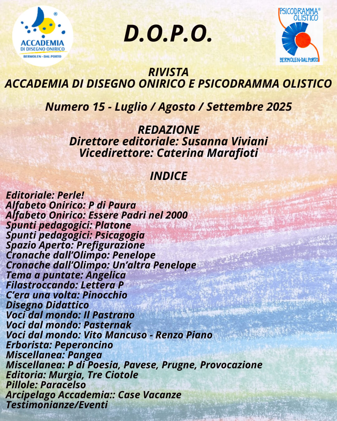 D.O.P.O. n° 15 - Luglio / Agosto / Settembre 2025