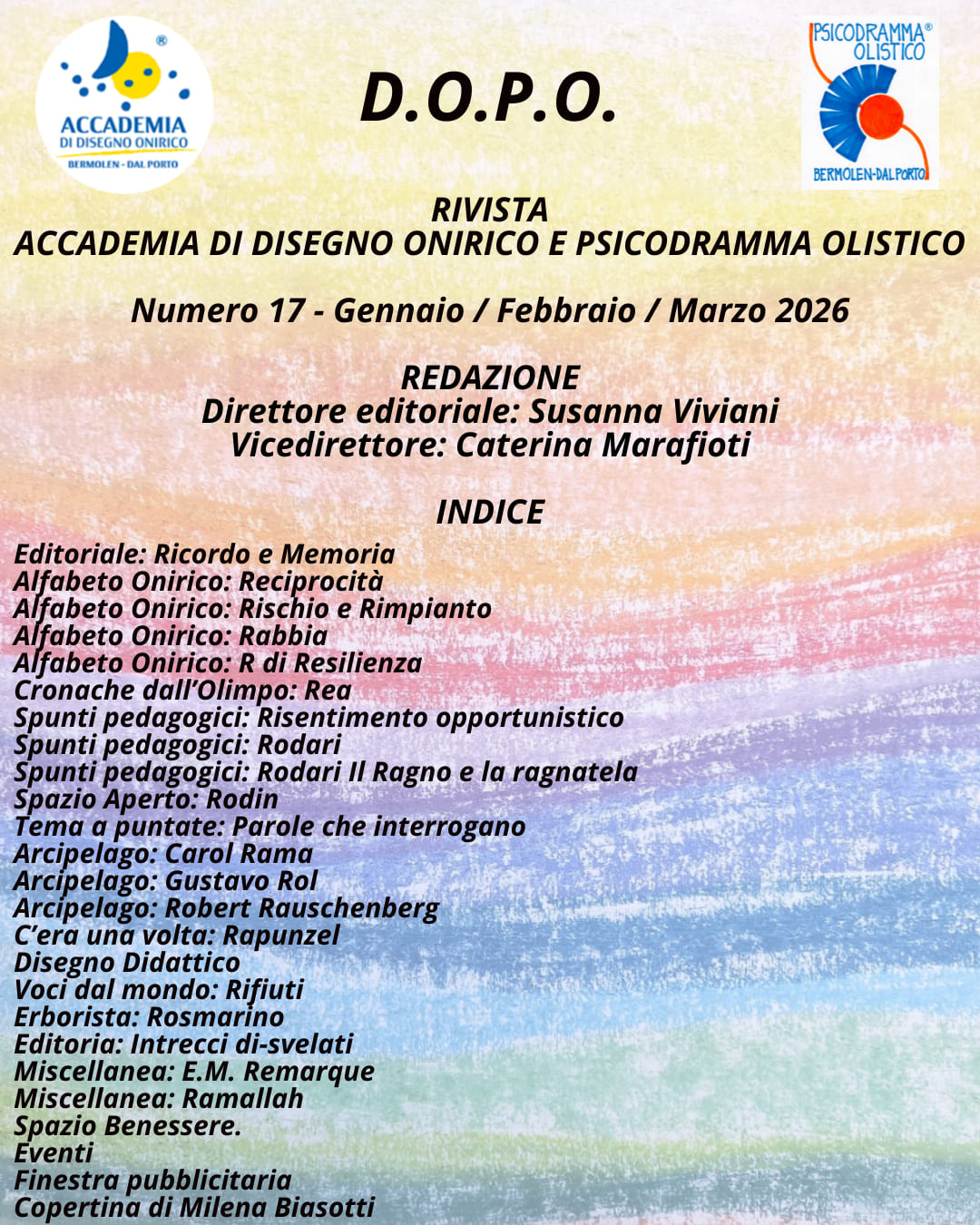 D.O.P.O. n° 17 - Gennaio / Febbraio / Marzo 2026